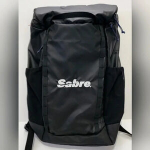 Sabre Black Travel Backpack NWT Hiking Utility Carry On Laptop Bag Multi Pocket